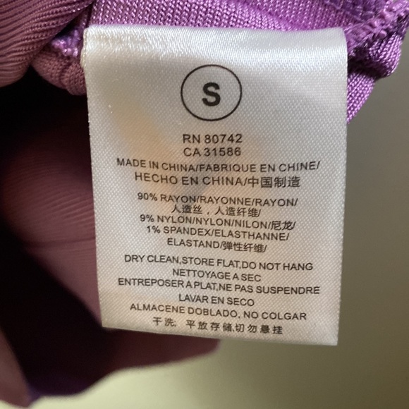 🎉HP🎉Woman’s Bandage Dress Purple Small - Picture 3 of 5